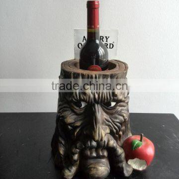 Resin wine rack decoration