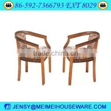 wooden oak coffee chair