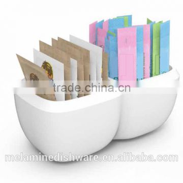 Pure white factory wholesale melamine storage box