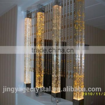 wholesale glass crystal multi-color pillars for home screen