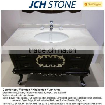 China supply marble cheap bathroom vanity tops