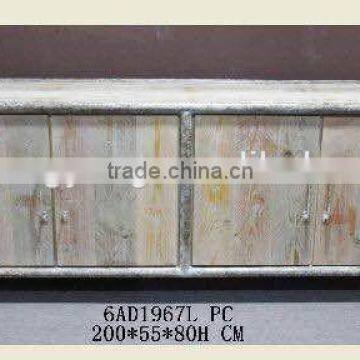 New Solid Wood Vintage Cafe Western Restaurant Table and Chairs Combination Display Rack photo-4