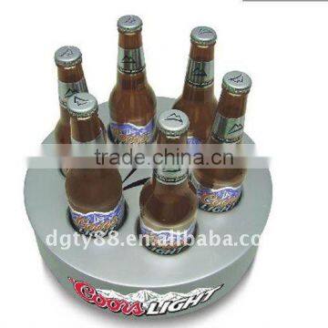 vac-formed plastic circular objects frame with exquisite printing for beer