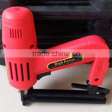 1500w 8016 Lower Noise Handheld Electric Brad Nail Crown Stapler Gun Portable Electric Nailer Gun