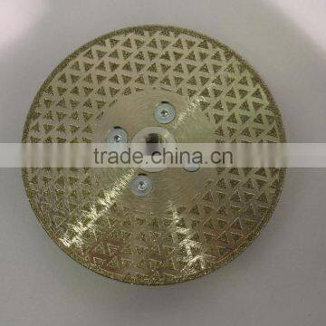 Fast and clean concave cutting blades /Special shape Electroplated Diamond Saw Blade