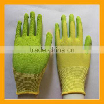 Environmental Protection Breathable Foam Latex Coated Kids Gloves