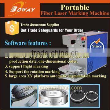Desktop Optical Fiber Portable Metal Marking Digital Laser Printer photo-3