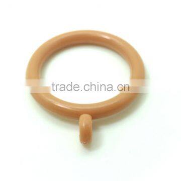 Rod Pole Plastic Curtain Ring Light Brown, ID34mm/OD46mm & ID26mm/OD33mm photo-2
