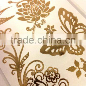 Foil Tattoo Fashion Sticker, Temporary Tattoos Sticker. Easy to Apply & Remove, Nontoxic, Waterproof, Lasts for Days Sticker photo-6