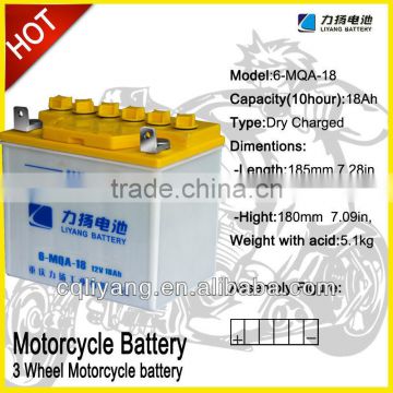 LIFAN USE THREE WHEELS MTORCAR BATTERY 12V 18AH