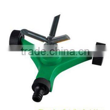 Rotating Sprinkler CS-3011 PLASTIC 3-ARM ROTARY SPRINKLER with movement base plastic lawn sprinkler