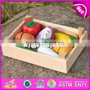 Pretend Play Kitchen Toys Wooden Toy Cutting Fruit for Kids W10B183 photo-2