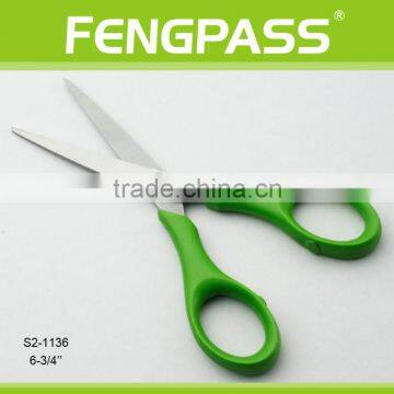 S2-1136 6-3/4" 2CR13 Stainless Steel ABS Plastic Handle Office Scissors / Stationery Scissors photo-2