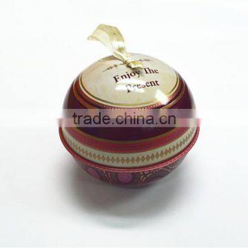 Ball Shaped Metal Decorative Tin Box photo-2