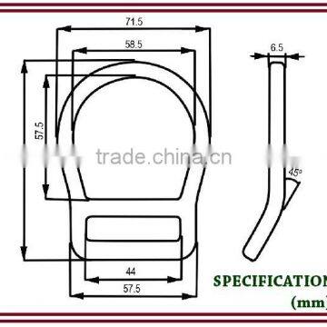 Personal Protective Equipment Forged Bent D-Ring photo-2