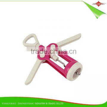 ZY-K1002 Hot Selling Plastic Red Wine Corkscrew Opener photo-2