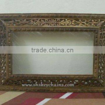 Wooden Mirror or Photo Frame large