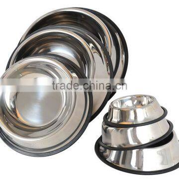 6sizes Dog & Cat Bowl in Mirror food grade Stainless Steel