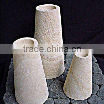 STONE CANDLE HOLDER