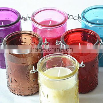 apple aroma candle making jar glass luxury scented candle gift set