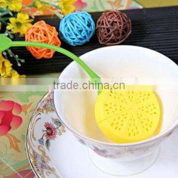 Food Grade Silicone Leaf Handle Lemon Tea Leaf Infuser For Loose Leaf Detox Tea/Weight Loss Tea/Slimming Tea photo-3