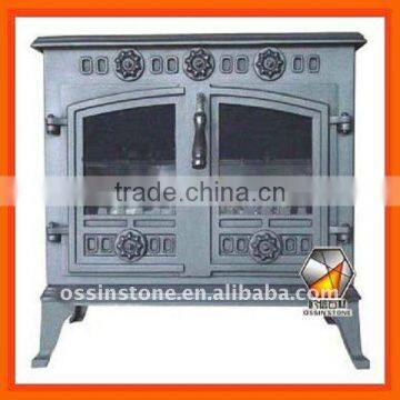 Wood Burning Stove Type Cast Iron Fireplaces