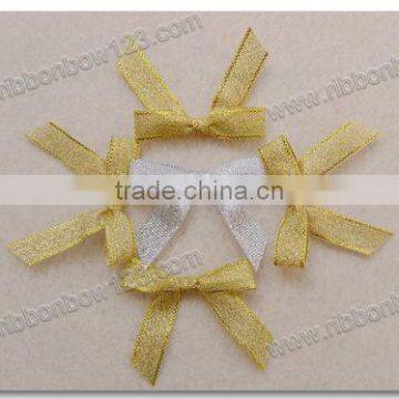 MSD Golden/silver Bow for Wedding Clothing /greeting Card photo-3