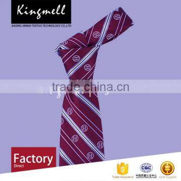 Wholesale Custom Red Formal Digital Printing Silk Necktie photo-2