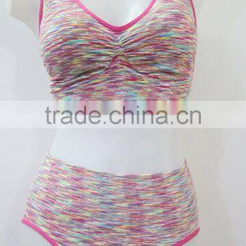 Wholesale seamless sports bra set/sports bra free size