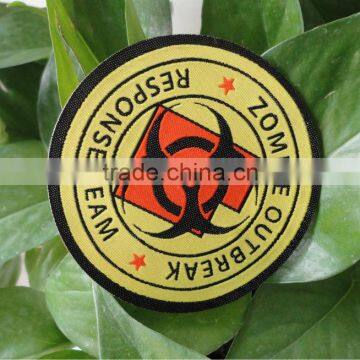 2017 new hot woven custom patches in wholesale