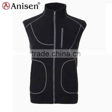 Chinese Factory Windbreaker Custom Zipper Fishing Men Vest photo-5