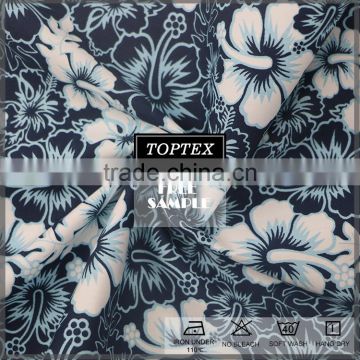 100% cotton plain print fabric floral printed fabric