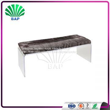 Best Selling Black Cushion Bench Changing Room Bench Acrylic Bench Leg photo-2