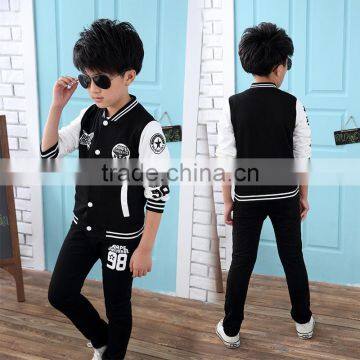 AS-457B Girls Cotton Clothing Sets for Kids Sping Autumn Sports Tracksuits Infant Active Coat+pants Suit Teenager Clothes photo-4