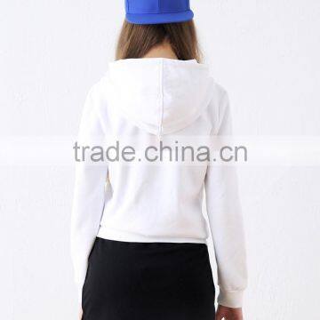Fashion Print Casual White Girls Hoodies photo-2