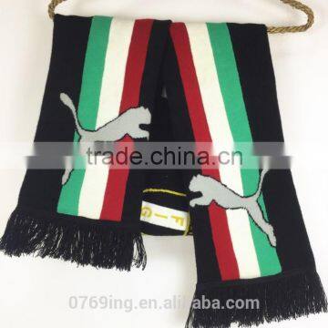 Football Culb Knitting Scarf Sports Logo Knitted Scarf Patterns photo-5