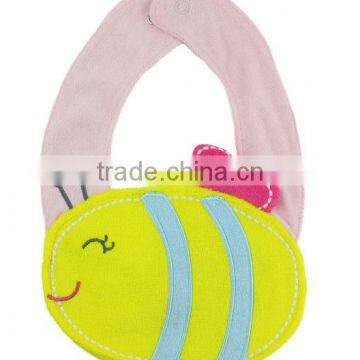 Wholesale Applique Cotton Custom Soft Animal Wholesale Dental Baby Bibs Necklace photo-2