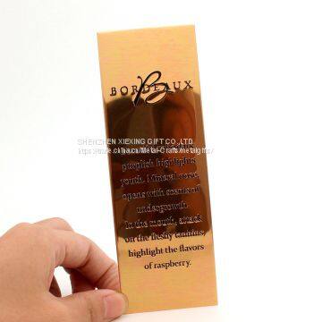 Custom Gold Engraved Metal Self Adhesive Nameplate With Logo photo-2