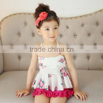S60577B Girls Bathing Suits Lovely Children Clothing Swimwear photo-2