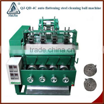 Full flattening steel cleaning ball machine