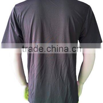 100% Polyester Simple Basic Chest Pocket Custom T-shirt photo-6