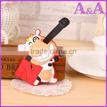Genuine Leather PU Luggage Tag With Deboss Emboss Logo photo-2