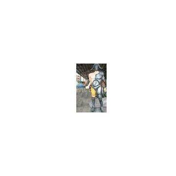 Outdoor Amusement Park Metal Fighter Life Size Figure Fiberglass Statues