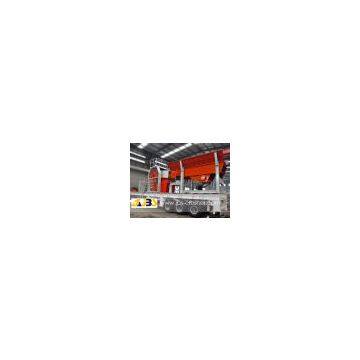 tire type mobile crusher plant used for aggregate crushing in low price
