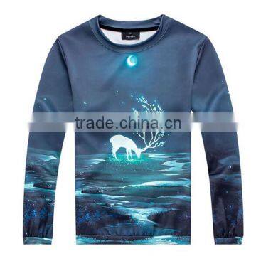 Long Sleeve T Shirt With 3D Full Printing for Wholesale photo-4