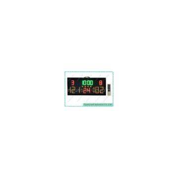 Sports Electronic Basketball Score Board , Portable Led Stadium Scoreboard