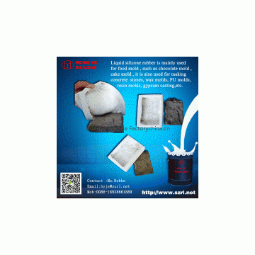 Silicone rubber for concrete molds