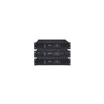 Black 2U 101dB Sound Power Amplifier With Fiber Glass Circuit