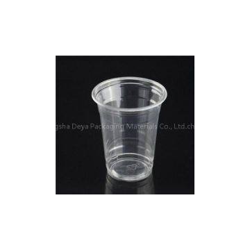 Customizable 12oz Disposable Clear Plastic Cold Cups Non-toxic Environmental