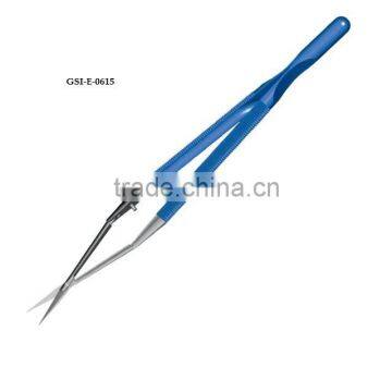 High Quality Titanium Micro scissor ,ophthalmic eye instrument 150 mm